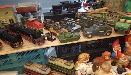 Modellspielzeugmarkt.