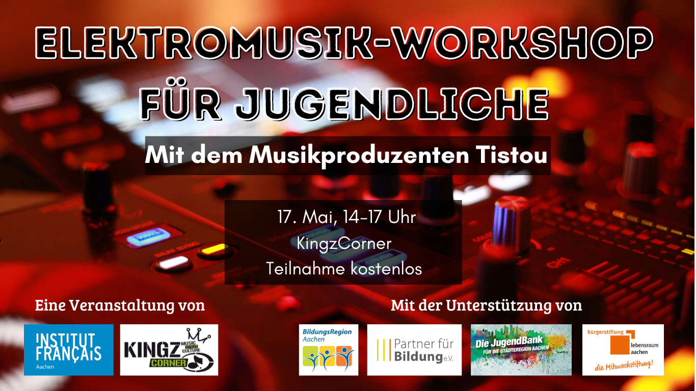 Deutsch-französischer Elektromusik-Workshop für Jugendliche.