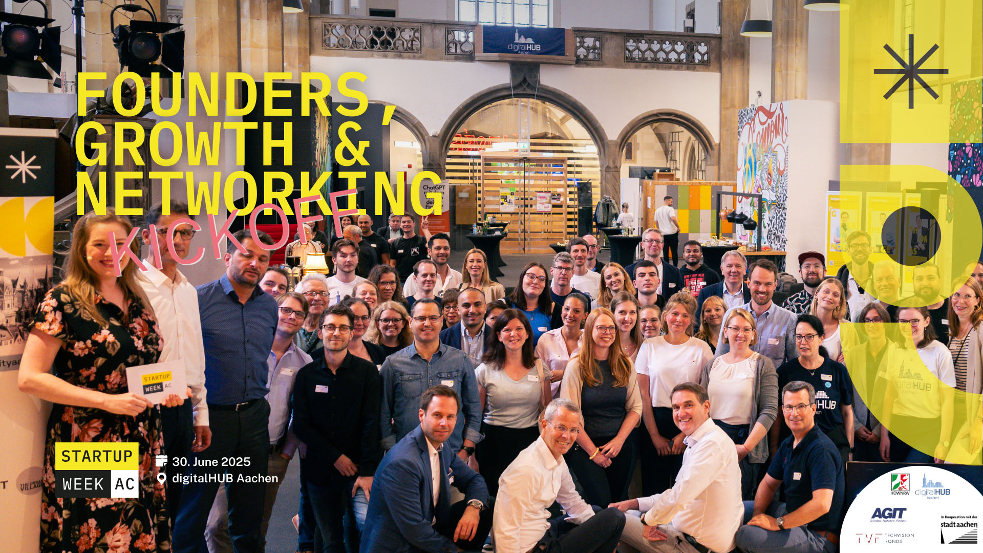 „Founders, Growth & Networking“. Kickoff STARTUP WEEK.