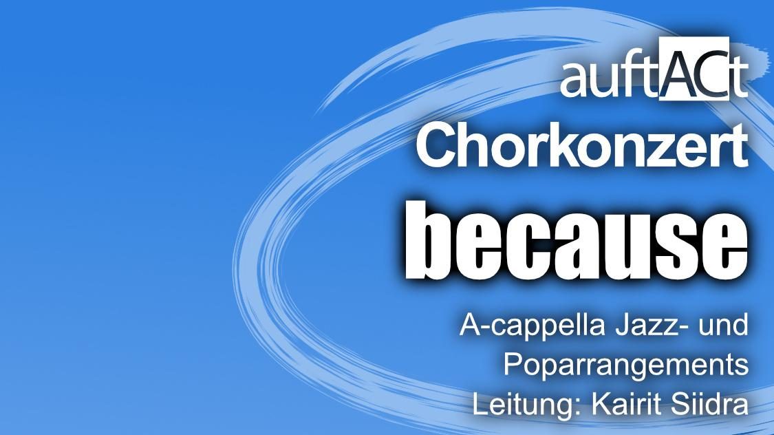 Plakat A-cappella-Konzert auftACt (C) Veranstalter