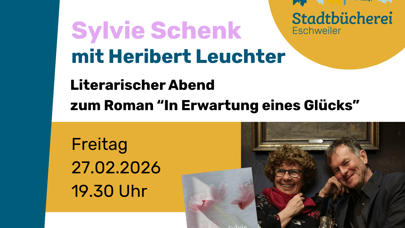Sylvie Schenk und Heribert Leuchter. „In Erwartung des Glücks“. Literarischer Abend.