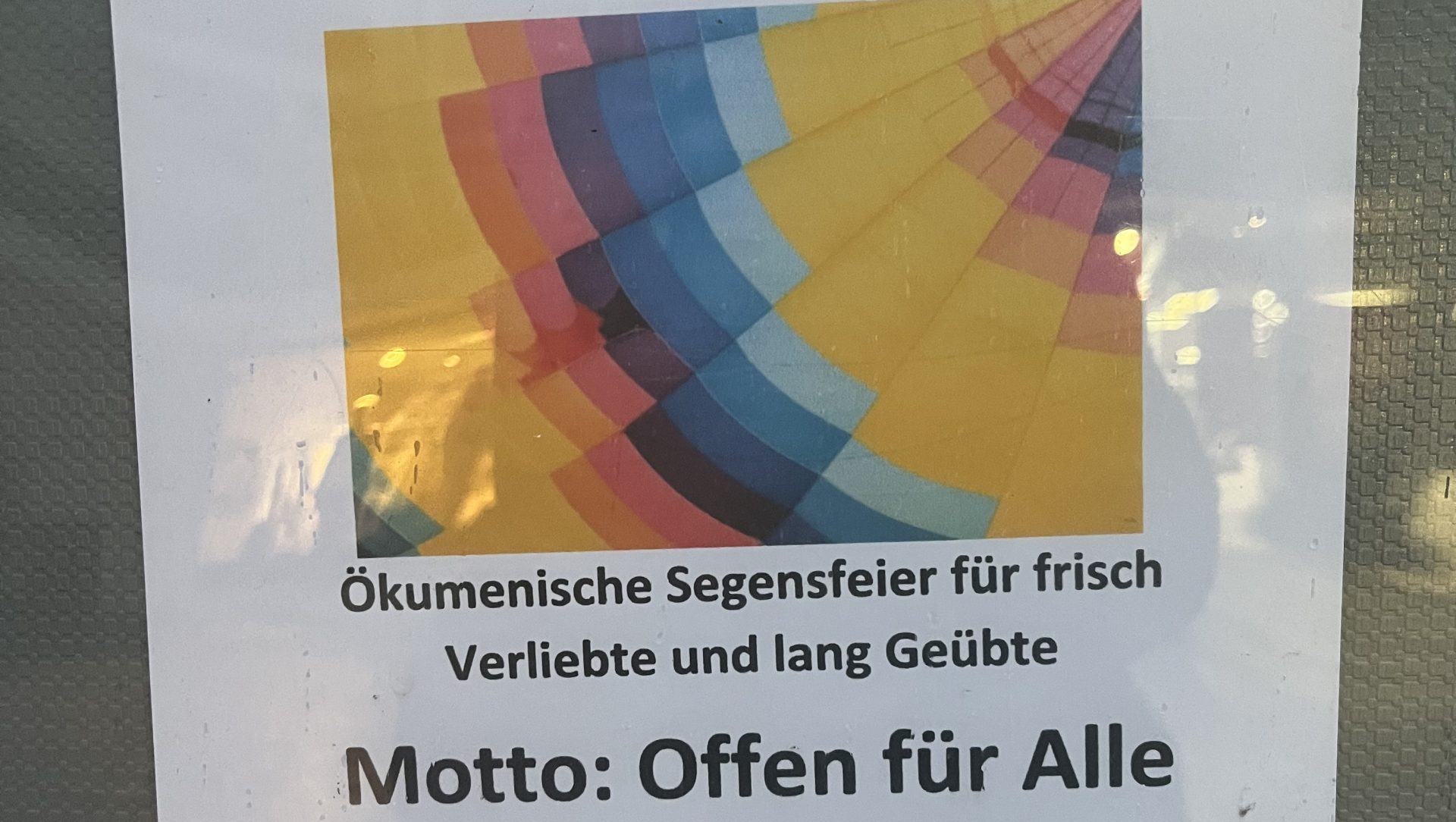 Offen für alle.