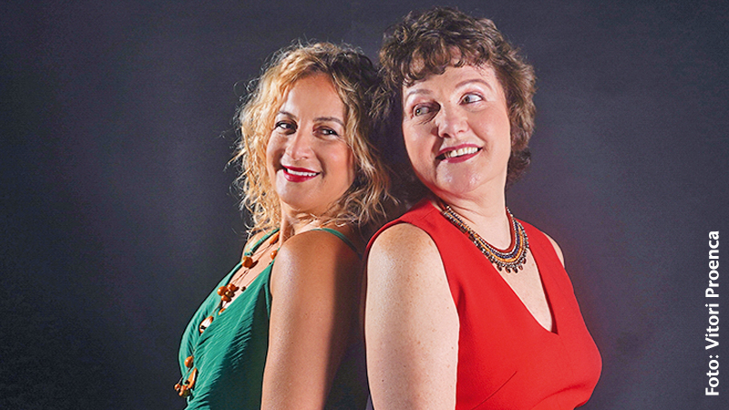 Carla Maffioletti und Angela Diehl. „Cantos do Brasil“.