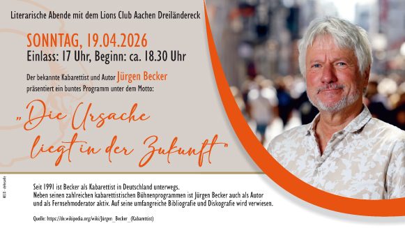 Literarischer Abend – Jürgen Becker (C) Veranstalter