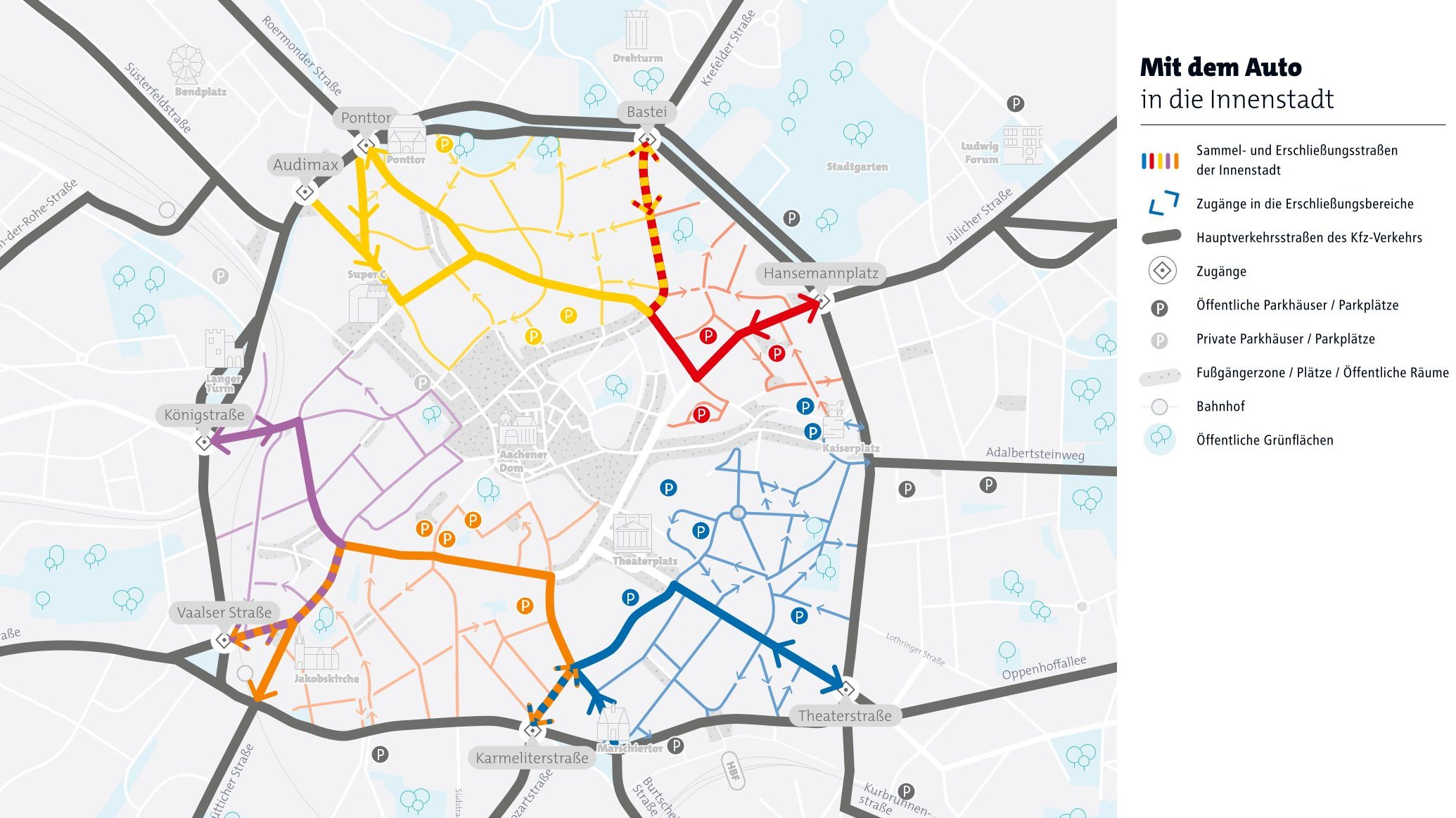 Stadtspaziergang zum Thema Innenstadtmobilität.