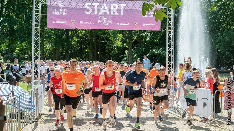 „Aachener Stadtparklauf by Carolus Thermen“.