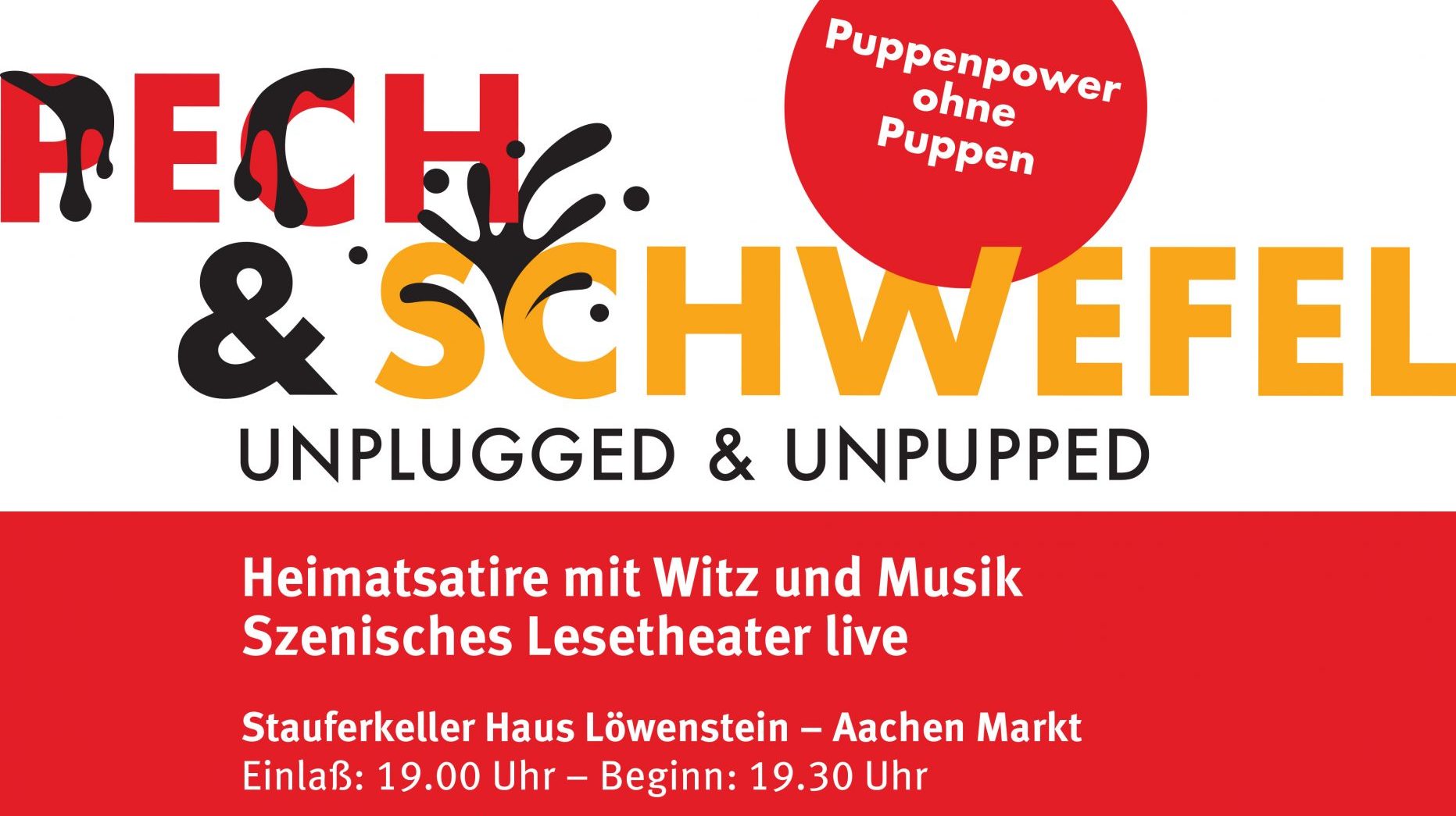 Wendelin Haverkamp. „Pech & Schwefel – Unplugged & Unpupped“.