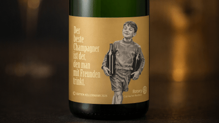 „Welcome to the Bubble“. Champagnerverkostung. Charityaktion des Rotary Clubs.