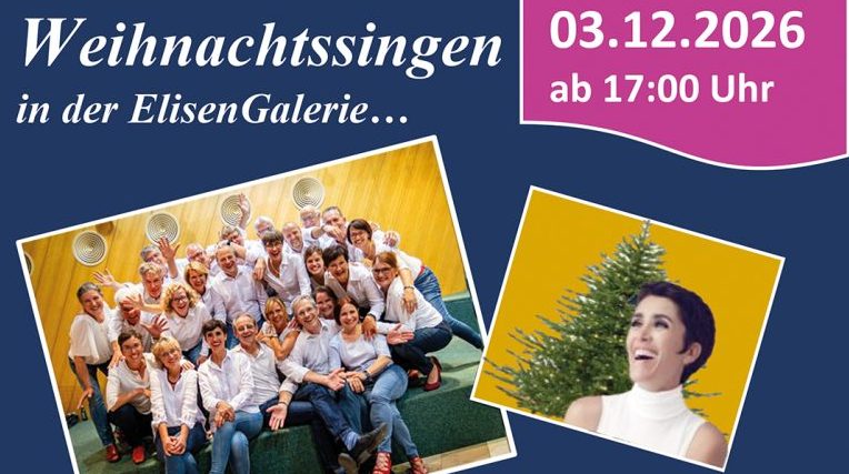 ElisenGalerie. „Weihnachtssingen mit Tanja Raich“. Feierabend-Treff.