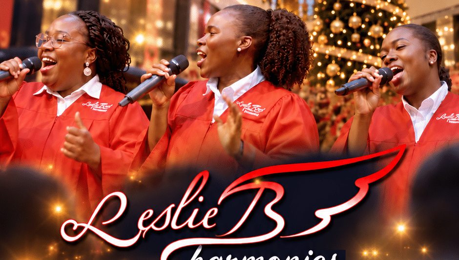 „Gospelchor Leslie B. Harmonies“.